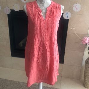 Coral Babydoll Dress